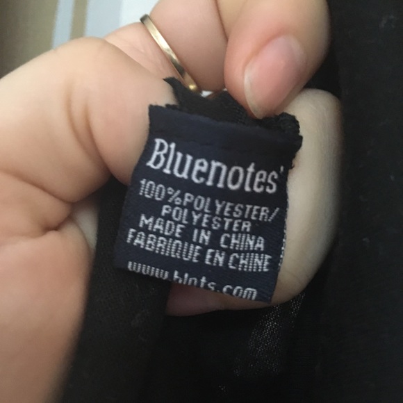 Black Bluenotes infinity scarf - Picture 2 of 3